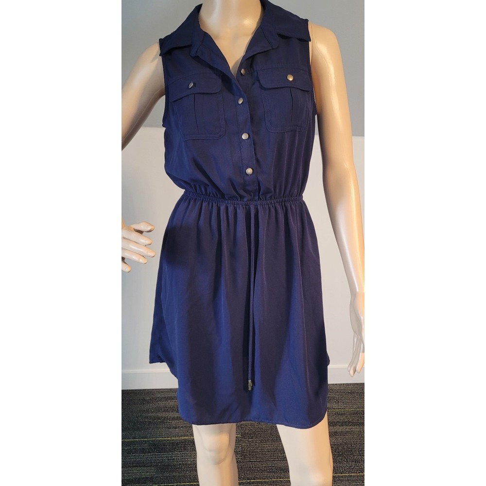 Bebop S Navy Blue Summer Dress‎ Style# ZGKQ-4433-K2, 100% Polyester